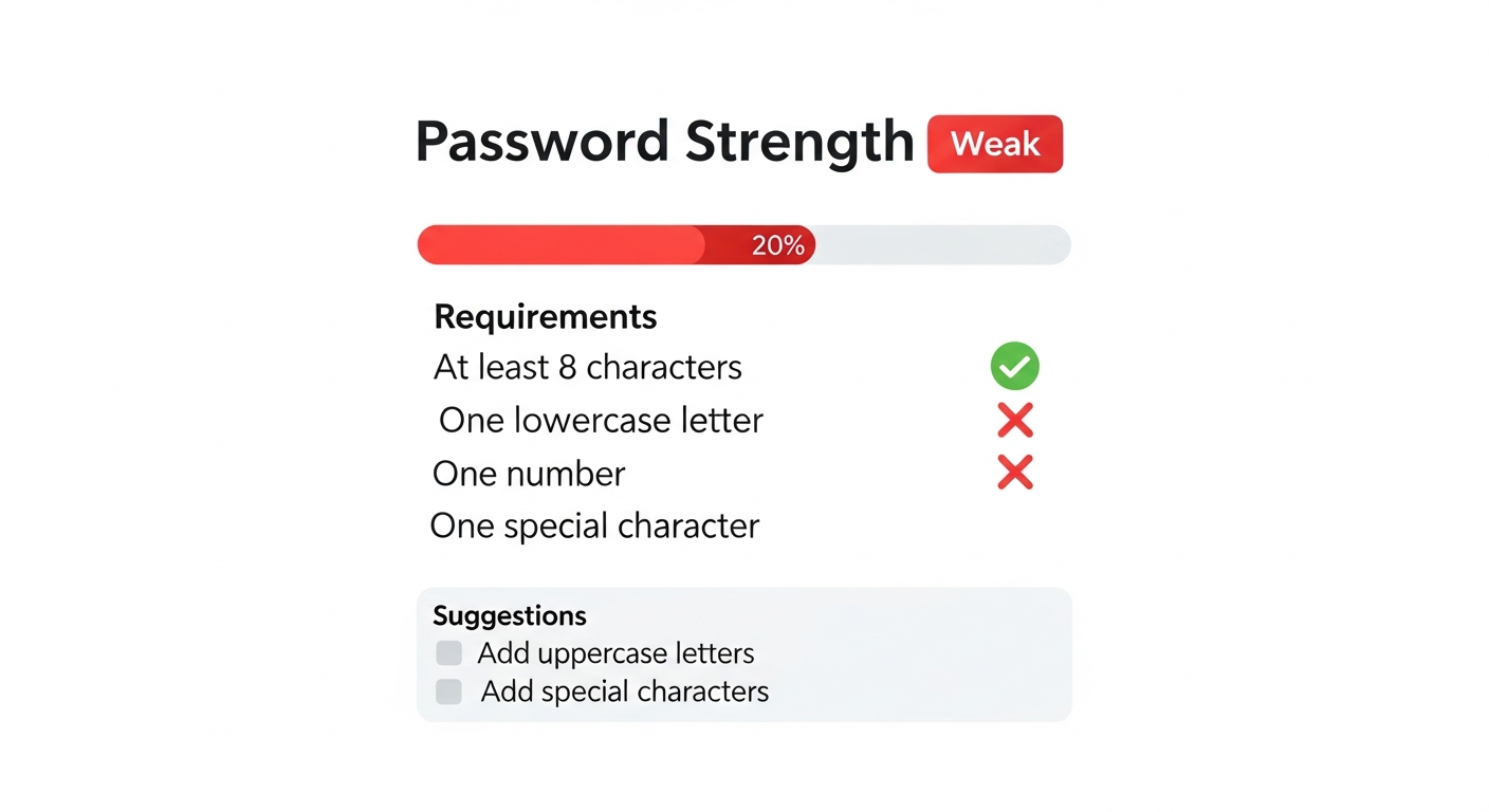 Password Strength - Weak